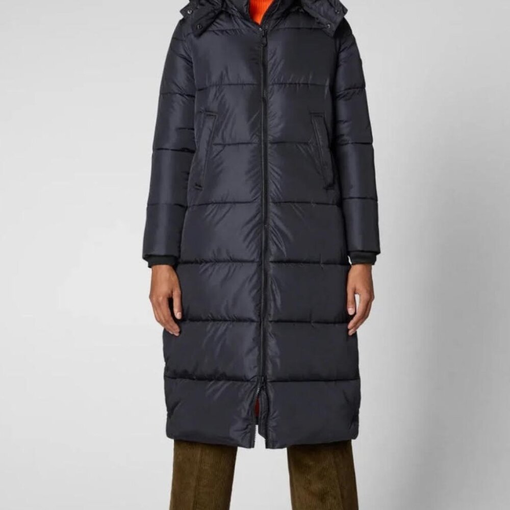 Save The Duck black Colette long puffer coat 3 L - please read carefully
